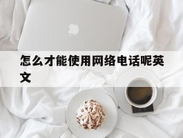 怎么才能使用网络电话呢英文