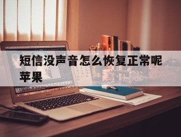 短信没声音怎么恢复正常呢苹果