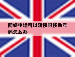 网络电话可以转接吗移动号码怎么办
