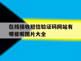 在线接收短信验证码网站有哪些呢图片大全