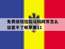 包含免费接短信验证码网页怎么设置不了呢苹果11的词条