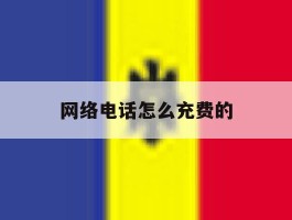 网络电话怎么充费的