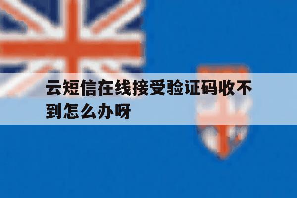 云短信在线接受验证码收不到怎么办呀 云短信在线接受验证码收不到怎么办呀