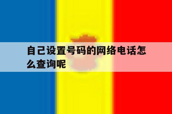 包含自己设置号码的网络电话怎么查询呢的词条 包含自己设置号码的网络电话怎么查询呢的词条