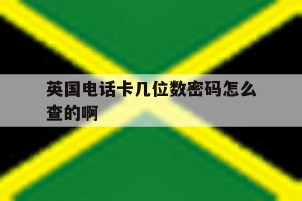 英国电话卡几位数密码怎么查的啊 英国电话卡几位数密码怎么查的啊