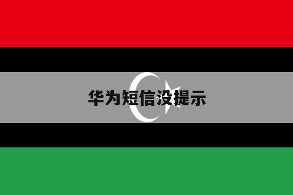 华为短信没提示 华为短信没提示