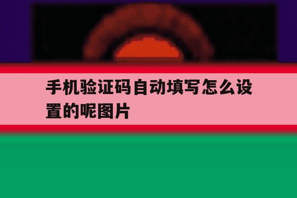 手机验证码自动填写怎么设置的呢图片 手机验证码自动填写怎么设置的呢图片