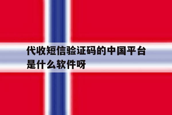 代收短信验证码的中国平台是什么软件呀的简单介绍 代收短信验证码的中国平台是什么软件呀的简单介绍